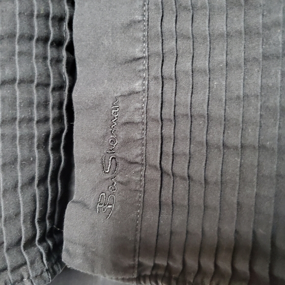 Ben Sherman Men's Black Button Up Shirt Western - Picture 3 of 5